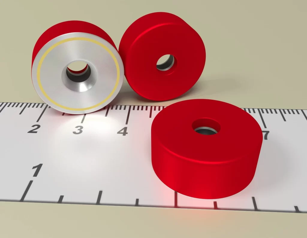 Holding POT HM 19,1 x 8,2/4,5 x 8 - Alnico Magnet countersunk hole