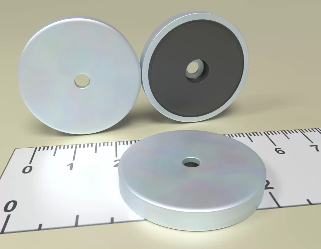 Holding POT HM 30 x 6,3 x 3,3 x 4,6 - Ferrite Magnet with cilidrical hole
