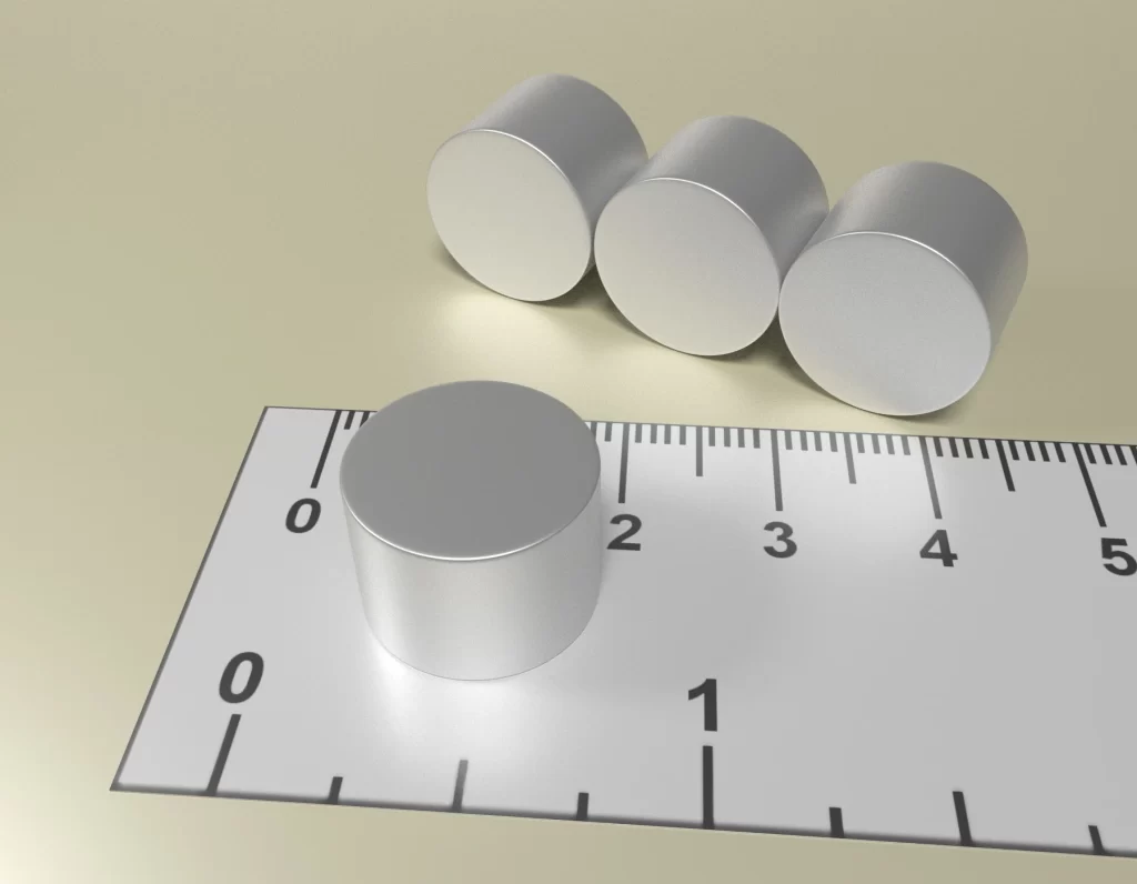 Neodym Zylinder Dauermagnet D14 x 10 / N38 - NdFeB