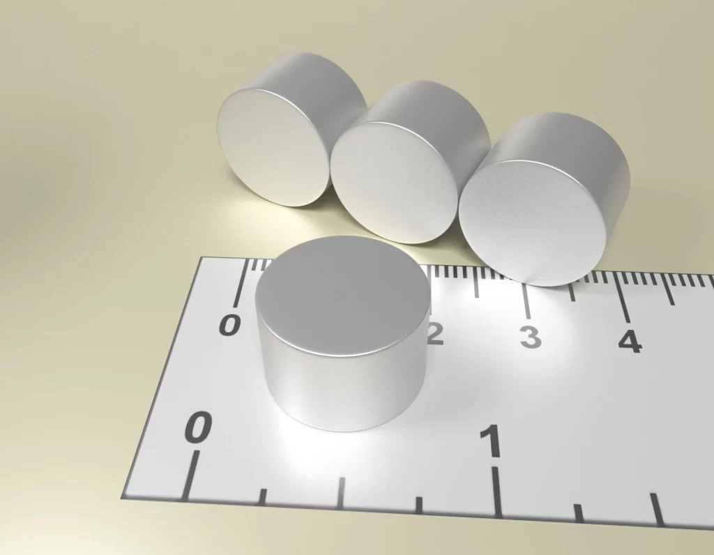 Neodym Zylinder Dauermagnet D15 x 10 / N35 - NdFeB