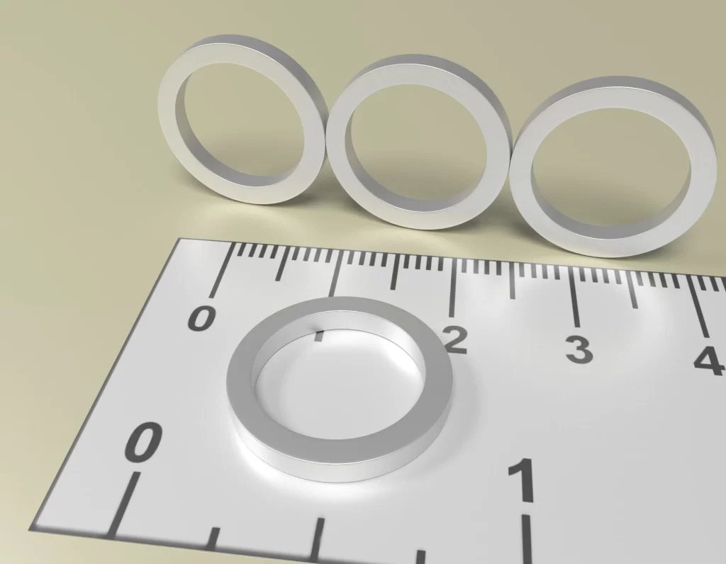 Neodym Ring Dauermagnet D16 x d12 x 2 / N38 - NdFeB