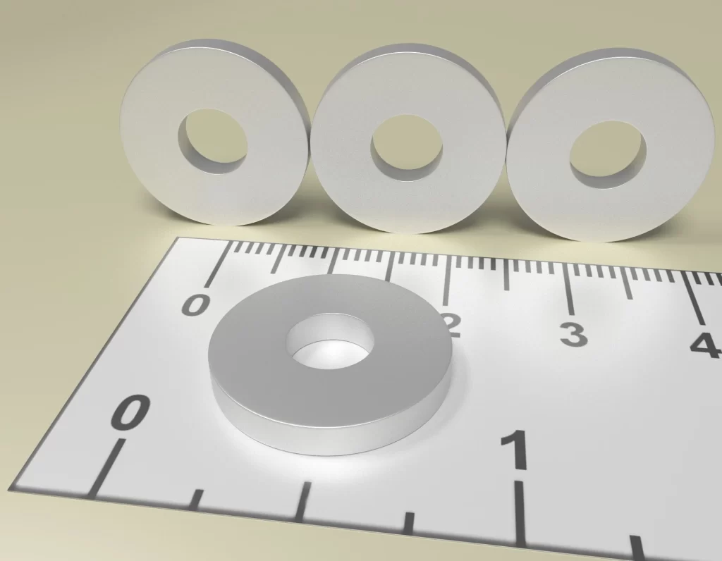 Neodym Ring Dauermagnet D17 x d6 x 2,5 / N42 - NdFeB