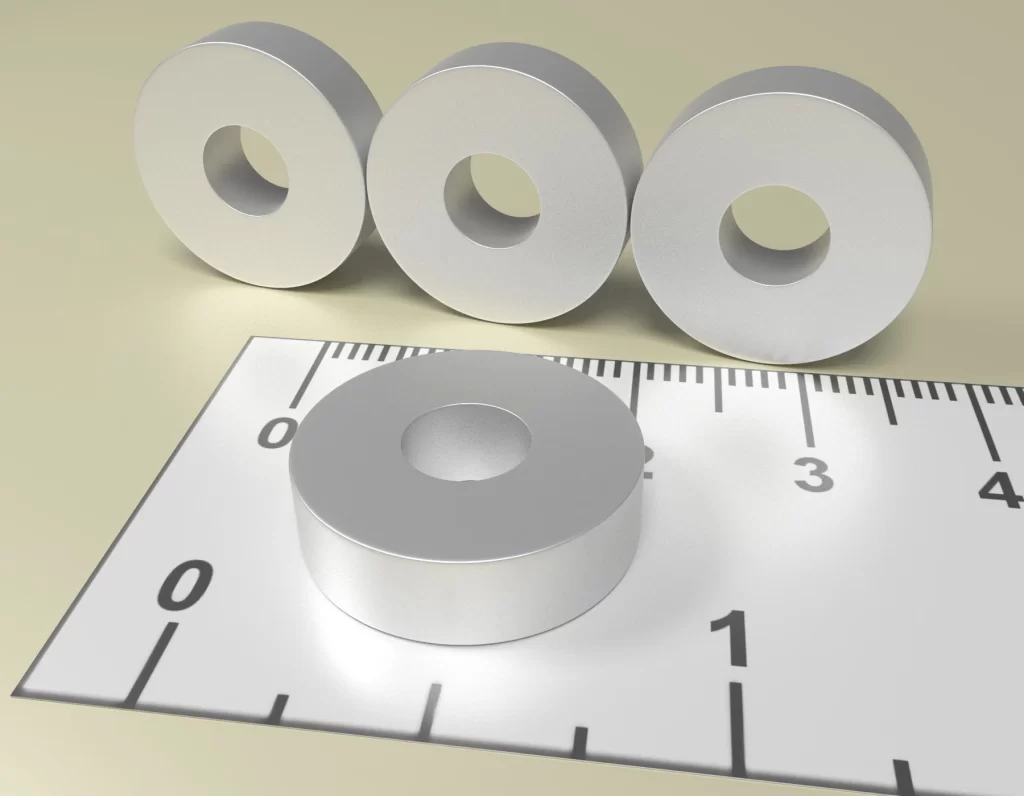 Neodym Ring Dauermagnet D17 x d6 x 5 / N42 - NdFeB