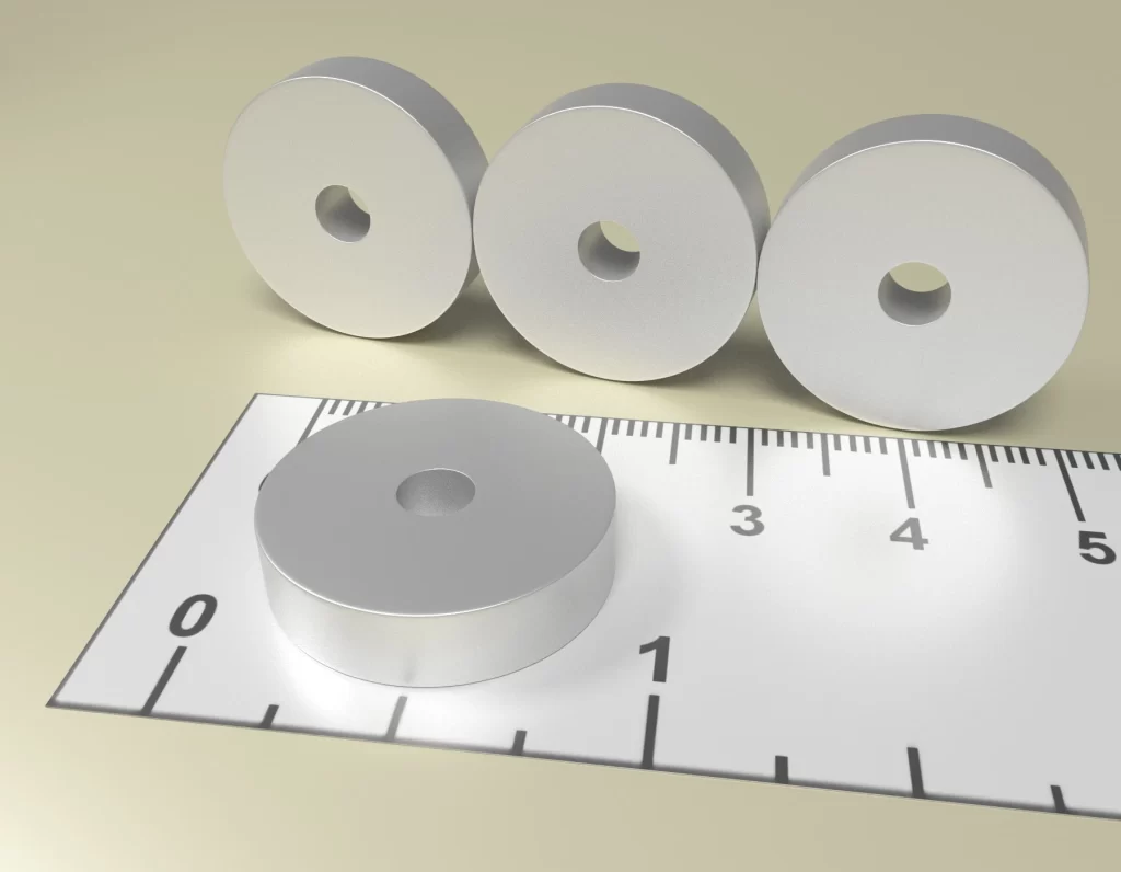 Neodym Ring Dauermagnet D20 x d4,2 x 5 / N38 - NdFeB