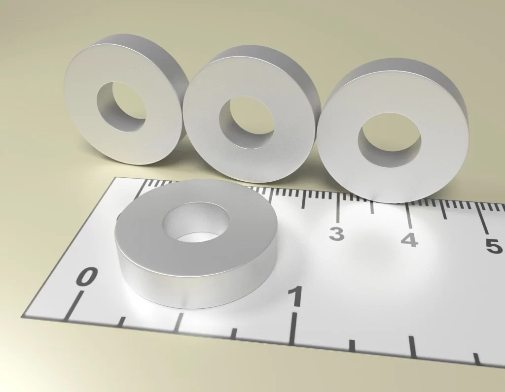 Neodym Ring Dauermagnet D20 x d8 x 5 / N38 - NdFeB