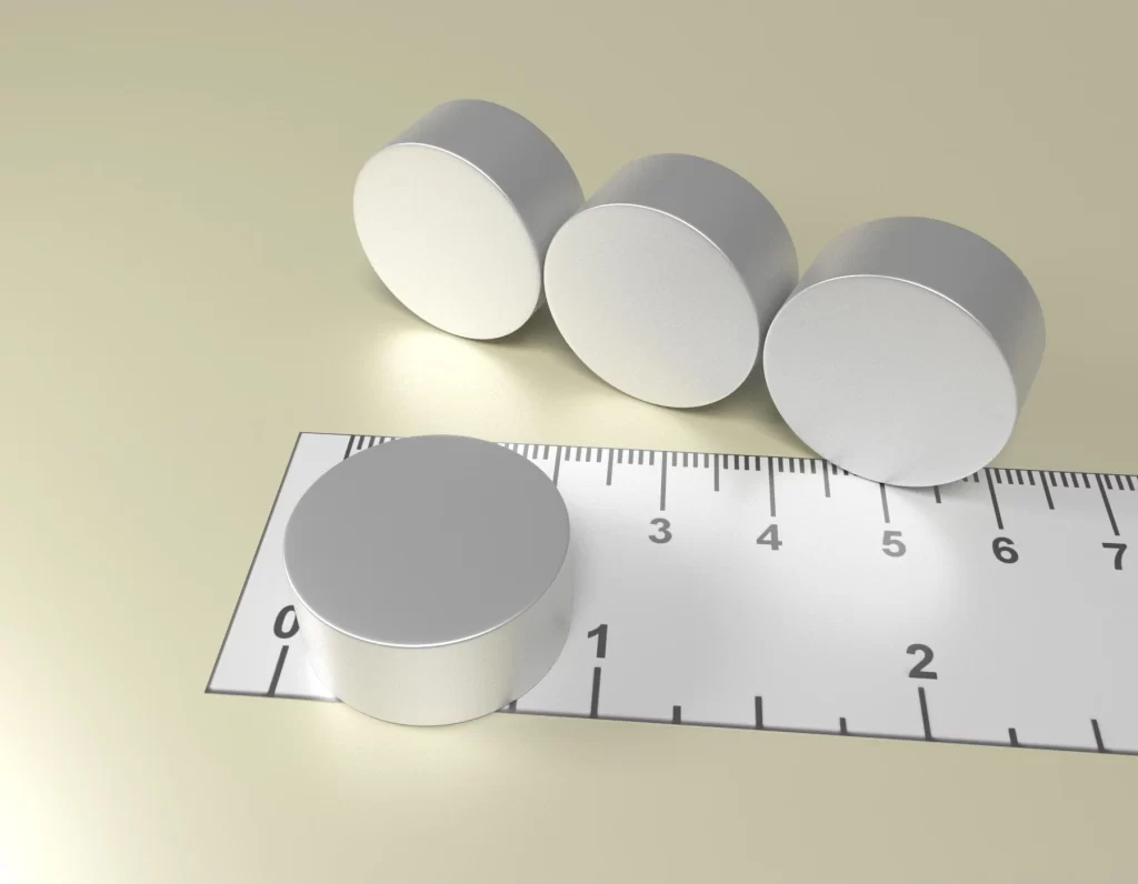 Neodym Zylinder Dauermagnet D22 x 10 / N38 - NdFeB