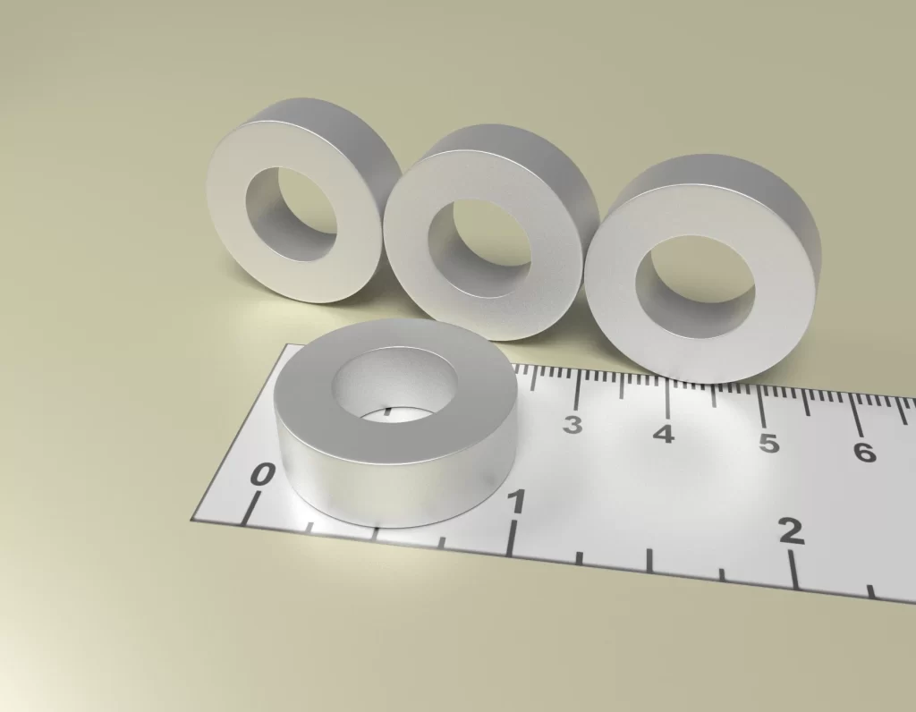Neodym Ring Dauermagnet D24 x d12 x 8 / N38 - NdFeB