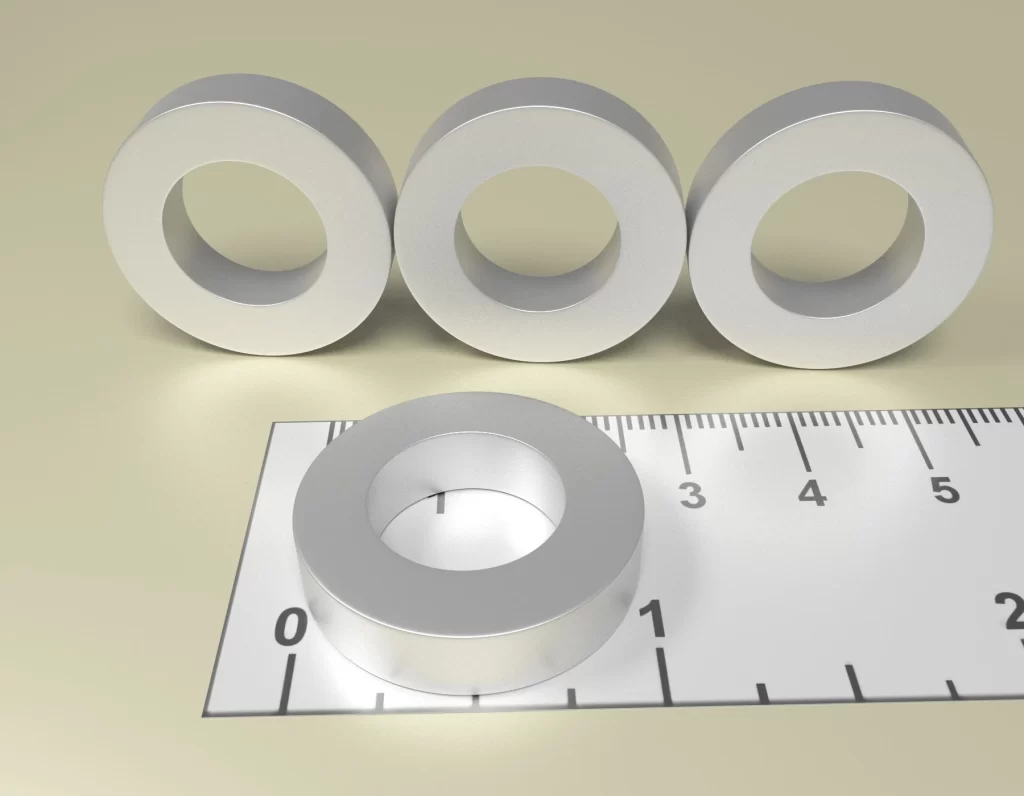 Neodym Ring Dauermagnet D25 x d14 x 6 / N38 - NdFeB