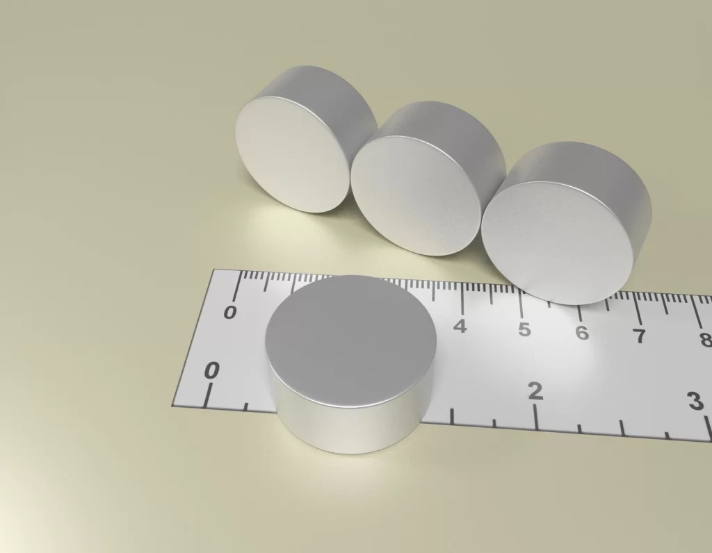 Neodym Zylinder Dauermagnet D25 x 12 / N38 - NdFeB