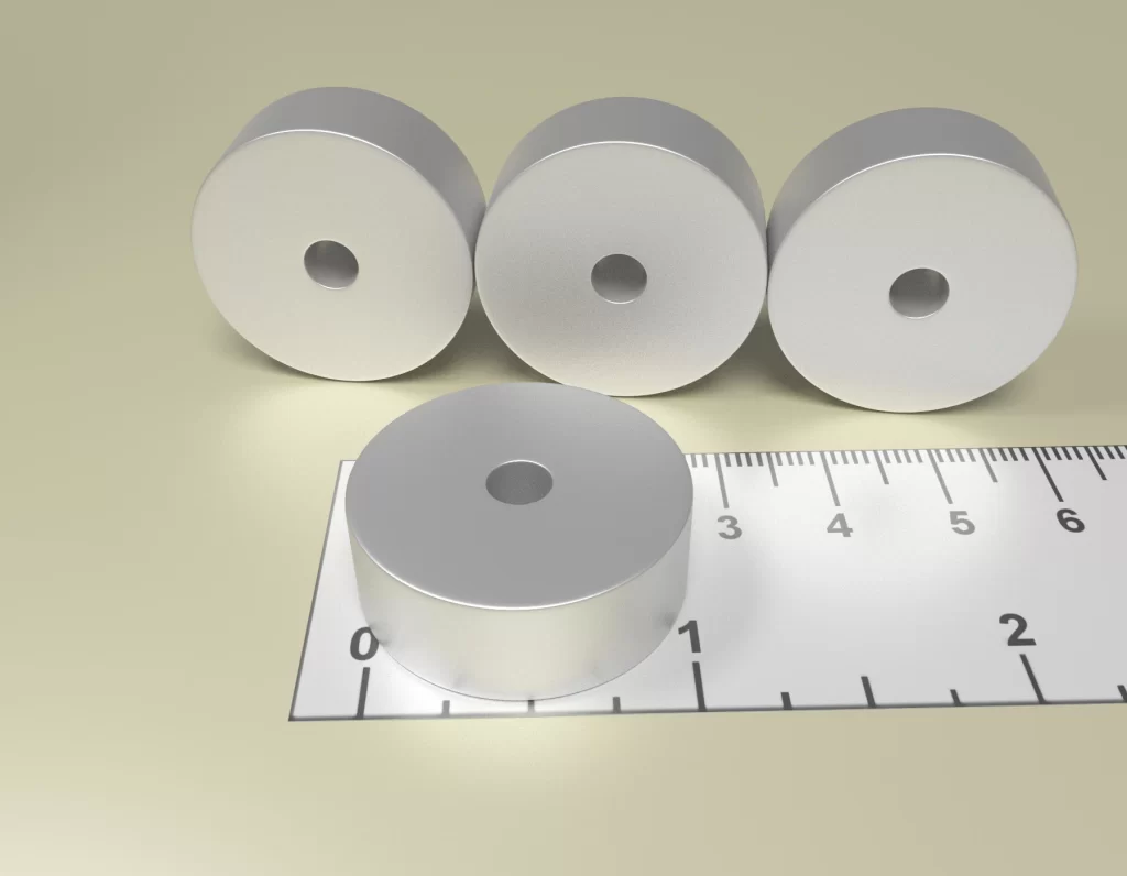 Neodym Ring Dauermagnet D27 x d5 x 10 / N38 - NdFeB