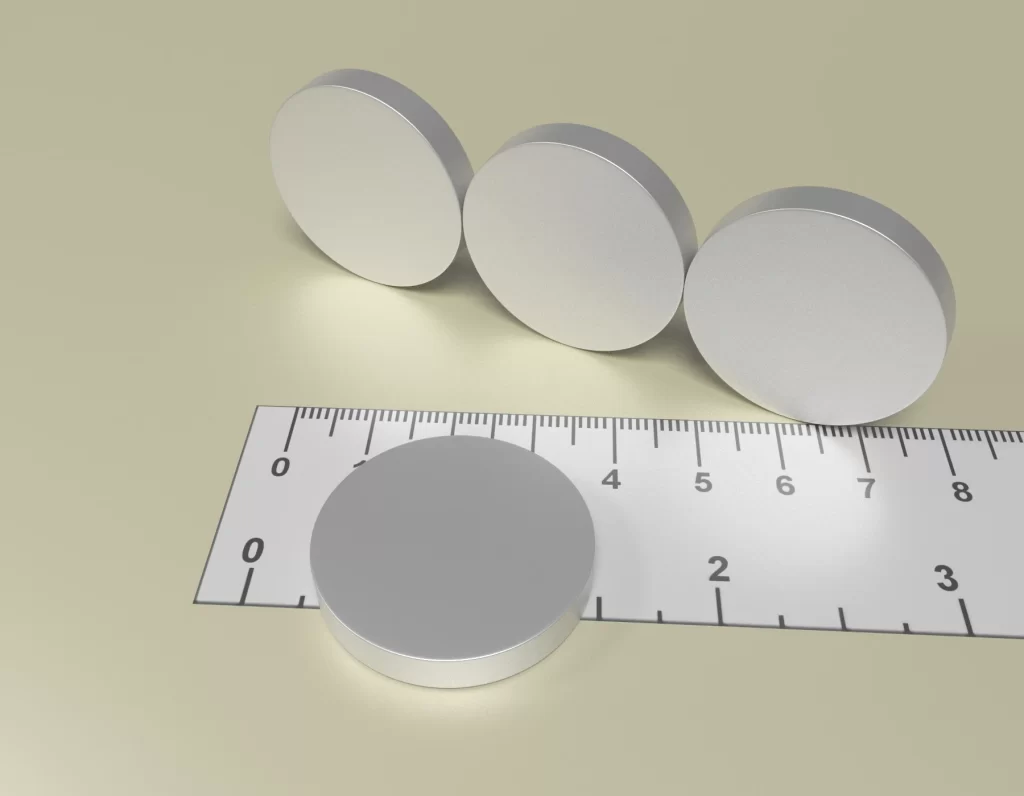 Neodym Zylinder Dauermagnet D30 x 5 / N38 - NdFeB