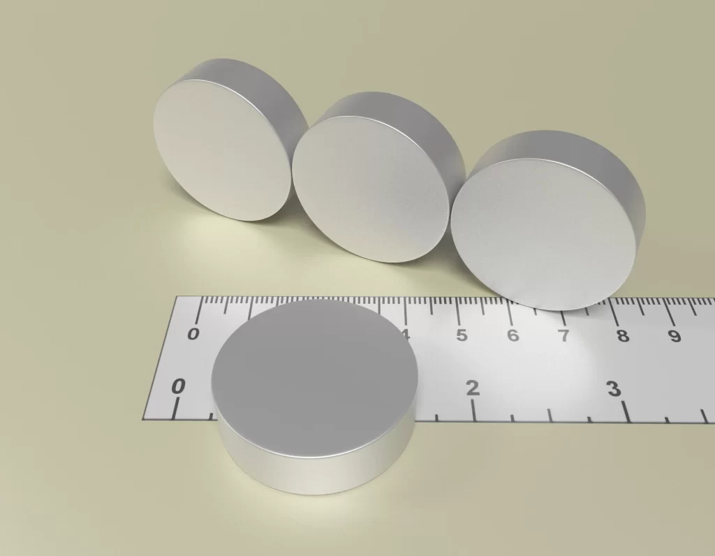 Neodym Zylinder Dauermagnet D33 x 10 / N42 - NdFeB