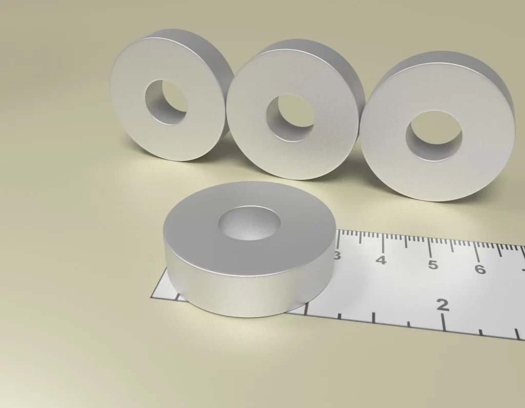 Magnete al Neodimio ad Anello D35 x d12 x 10 / N38 - NdFeB