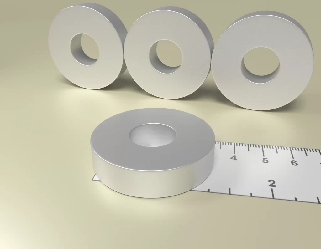 Neodymium Ring Magnet D41 x d15 x 10 / N38 - NdFeB