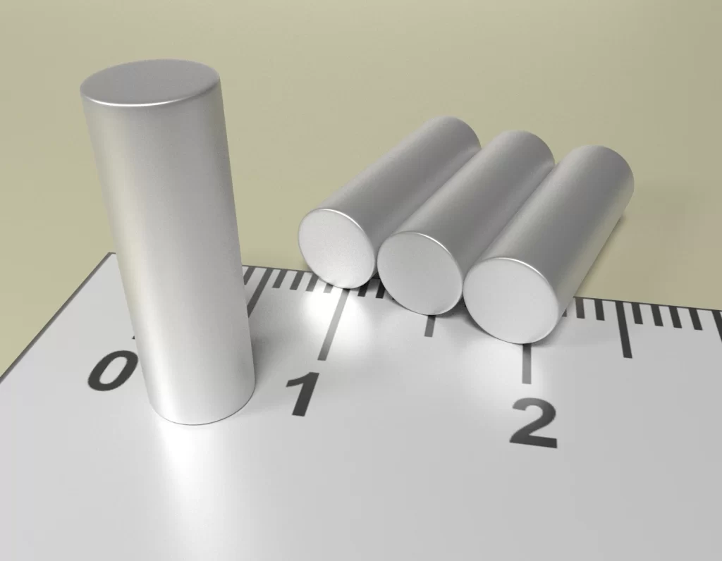 Neodym Zylinder Dauermagnet D5 x 15 / N35 - NdFeB
