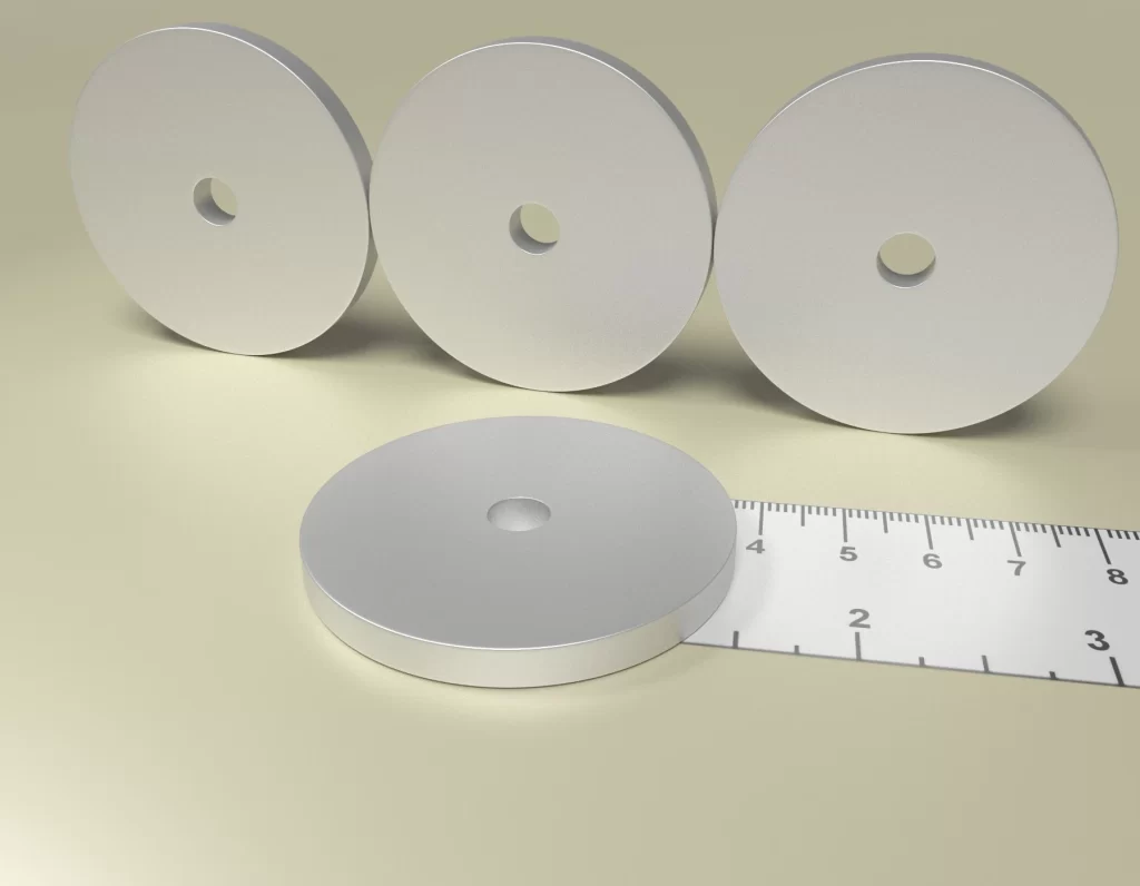 Neodym Ring Dauermagnet D50 x d7 x 5 / N38H - NdFeB