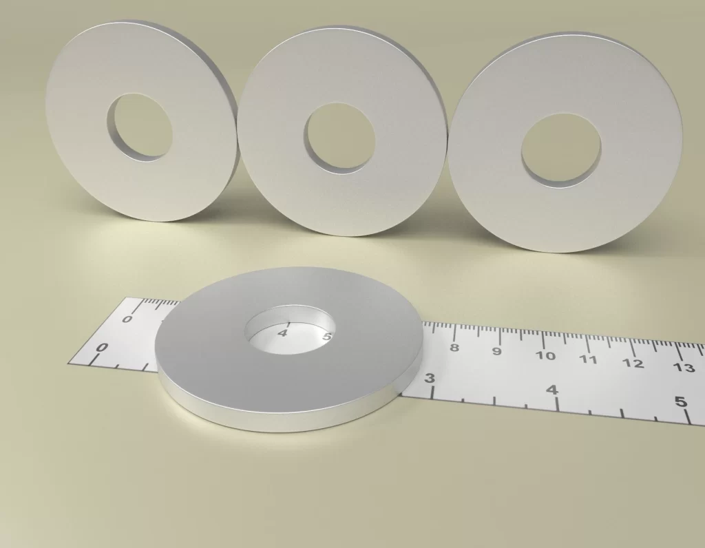 Neodym Ring Dauermagnet D60 x d20 x 5 / N38 - NdFeB