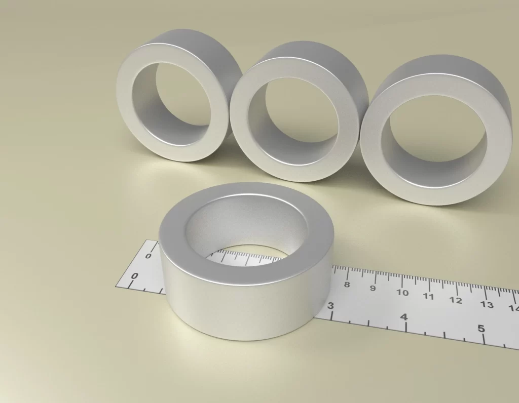 Neodymium Ring Magnet D62 x d42 x 25 / N38 - NdFeB