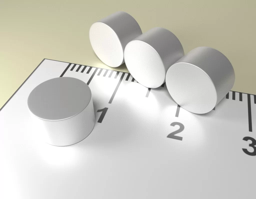 Neodym Zylinder Dauermagnet D8 x 5 / N38 - NdFeB