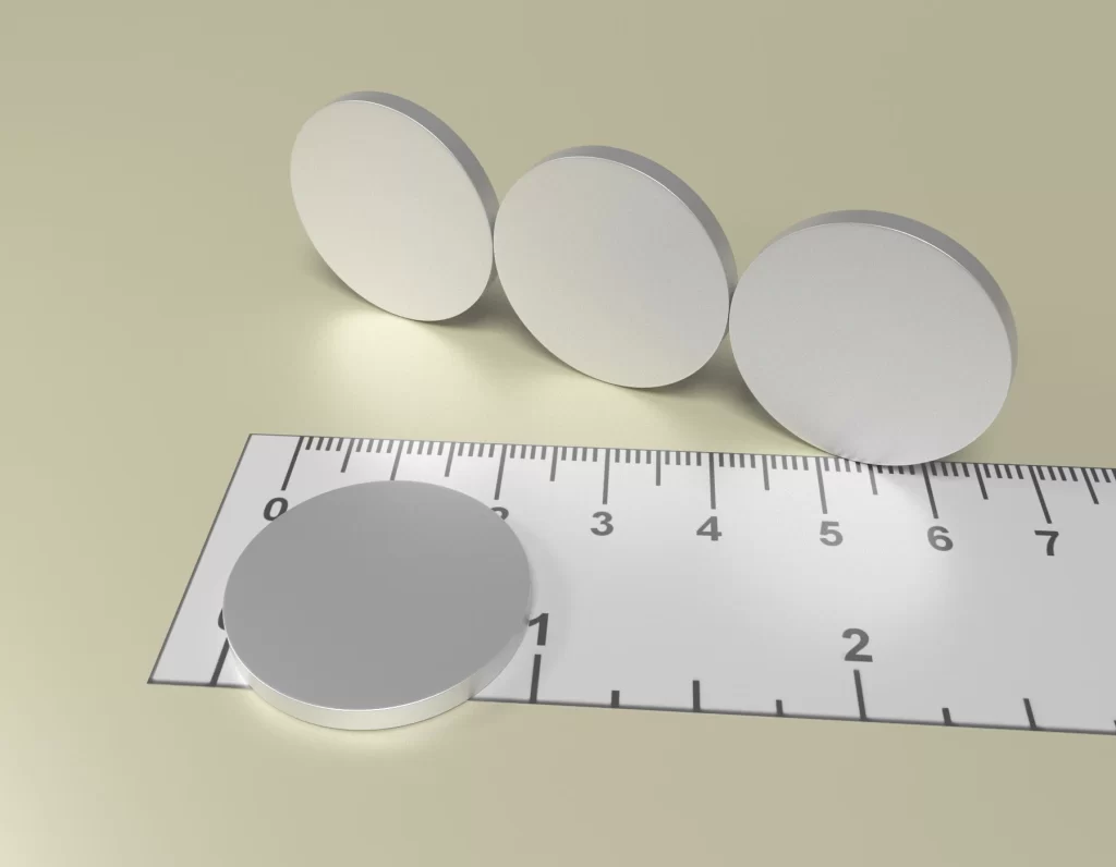 Neodym Zylinder Dauermagnet D23 x 4 / N35 - NdFeB