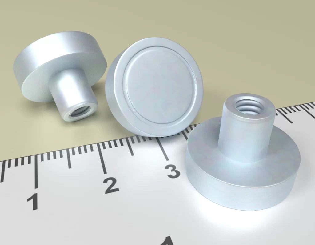 Holding POT HM 16x 4.5 Neodym magnet with threaded-bush M4 Total Height 11.5