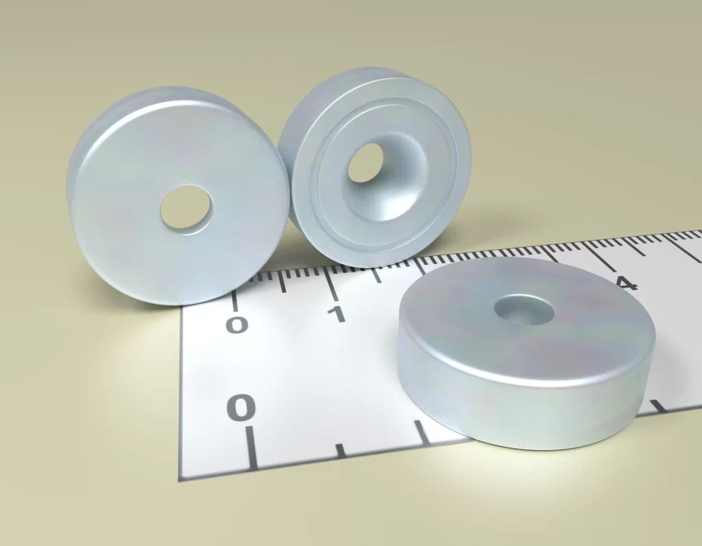 Haftmagnet HM  HM 20 x 9/4,5 x 6  Neodym Dauermagnet mit kegelförmiger Senkung