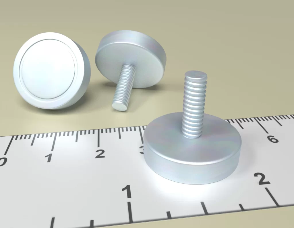 Holding POT HM 20x 5 Neodym magnet threaded pin M5 Height of Pin 13