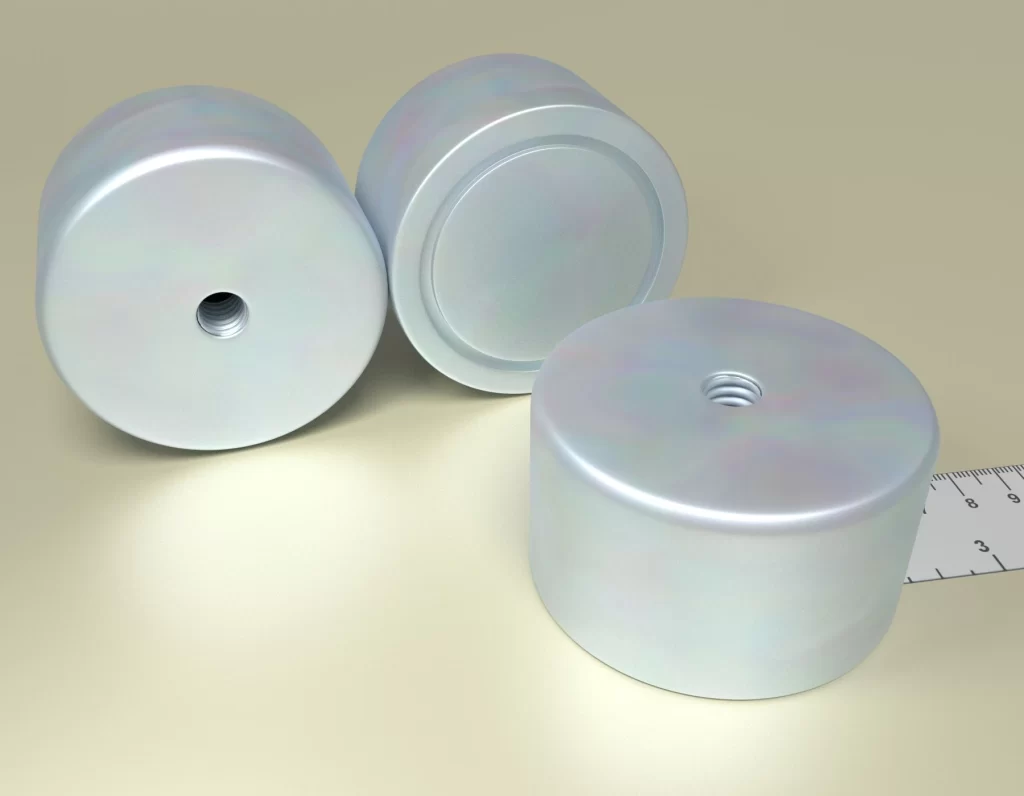 Neodym Holding Pot HM 65 x 40 / M10 with Thread type M10