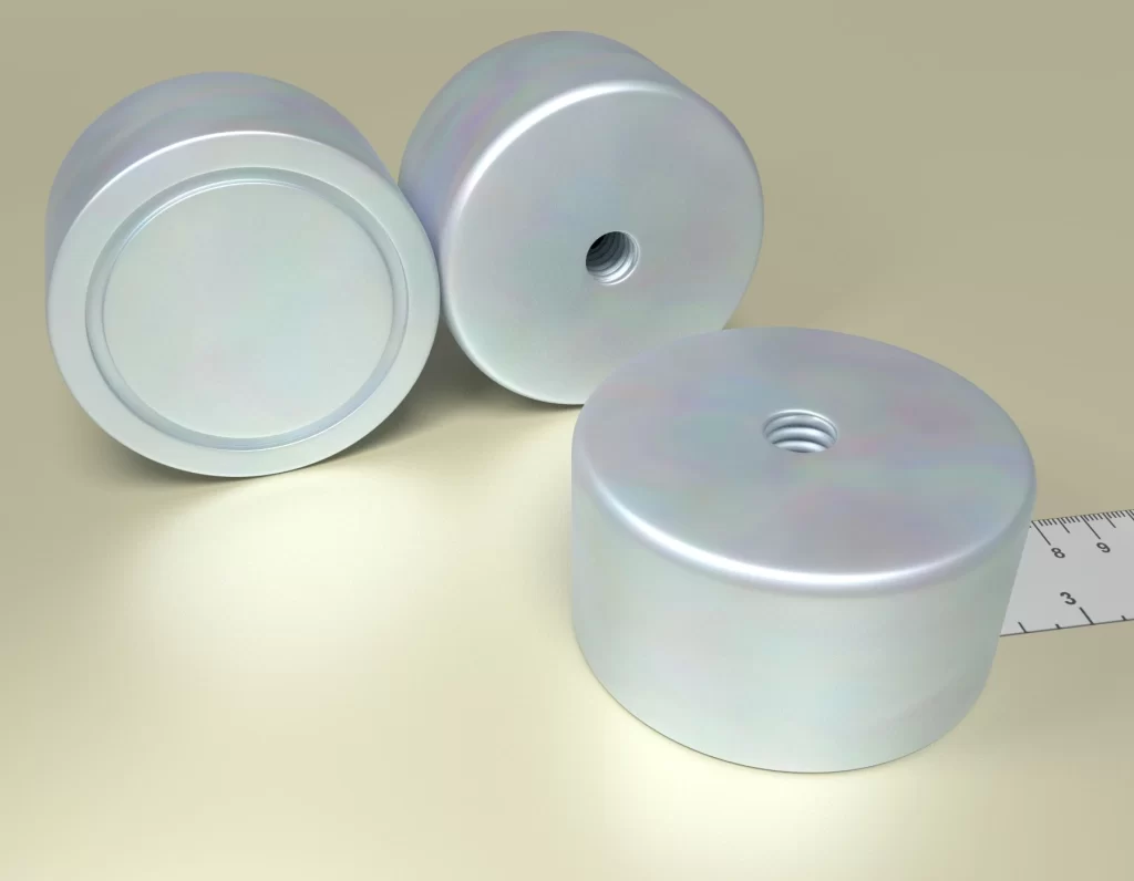 Neodym Holding Pot HM 75 x 40 / M12 with Thread type M12