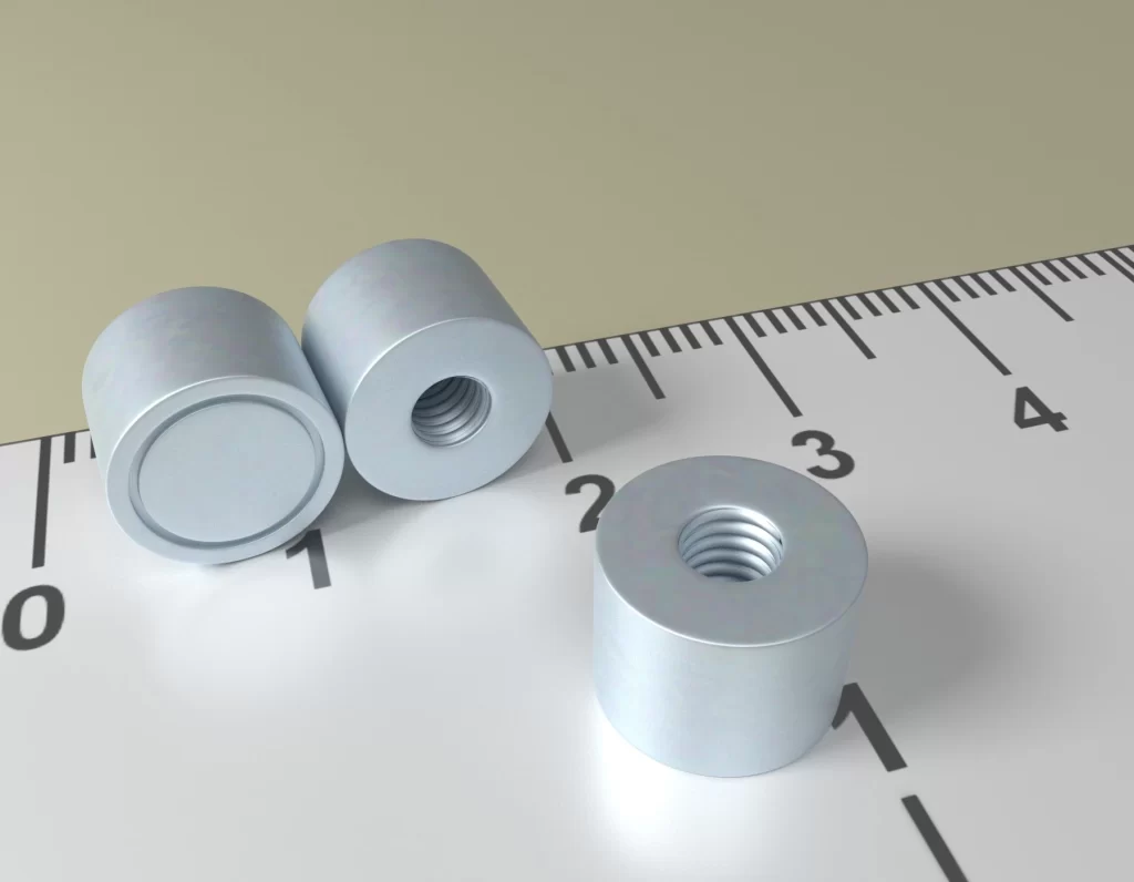 Neodym Holding Pot HM 8 x 6 / M3 with Thread type M3