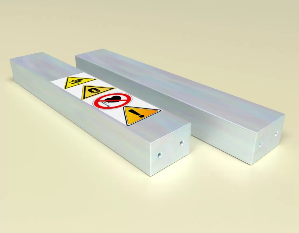Magnetic beam for iron separation  MB (waterproof) 350x60x40 / N