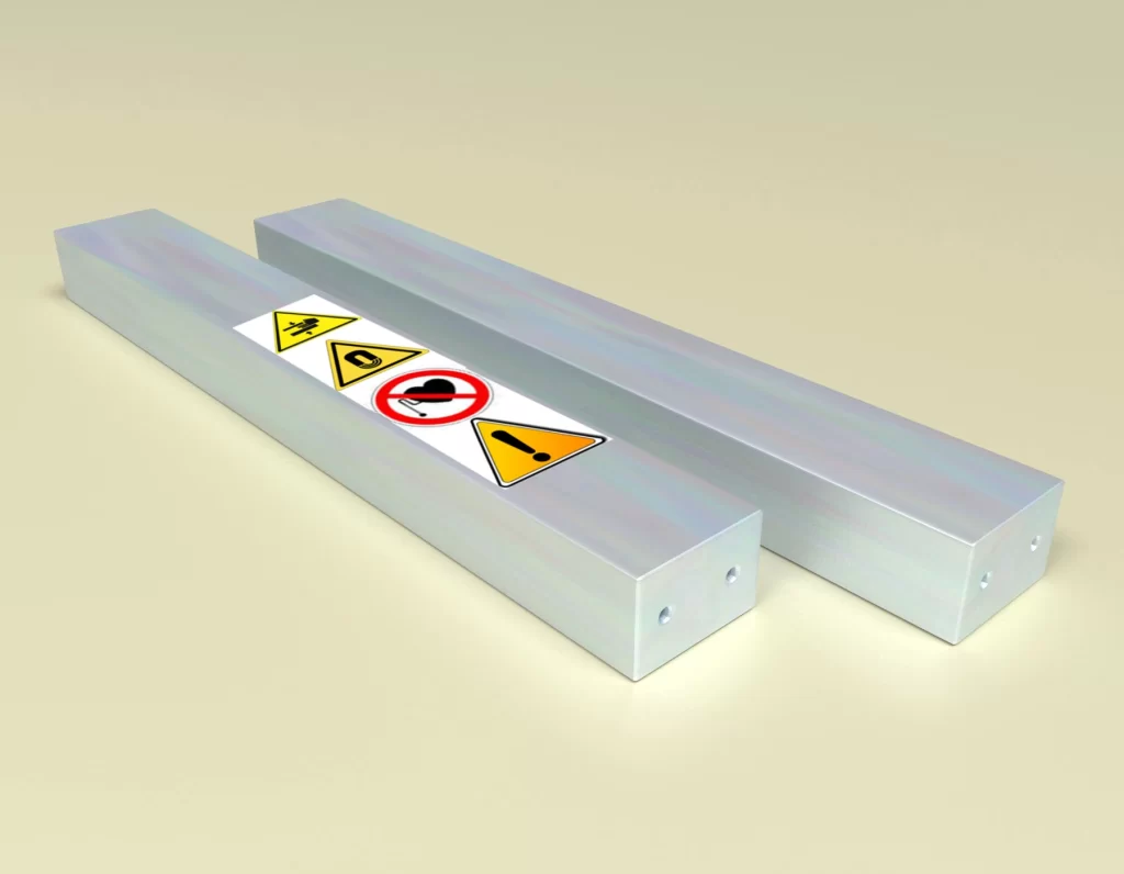 Magnetic beam for iron separation  MB (waterproof) 450x60x40 / N