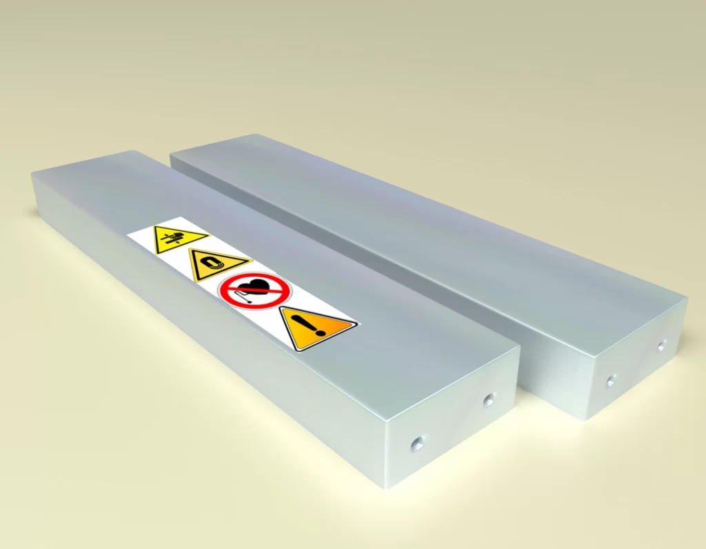 Magnetic beam for iron separation  MB (waterproof) 650x120x60 / N