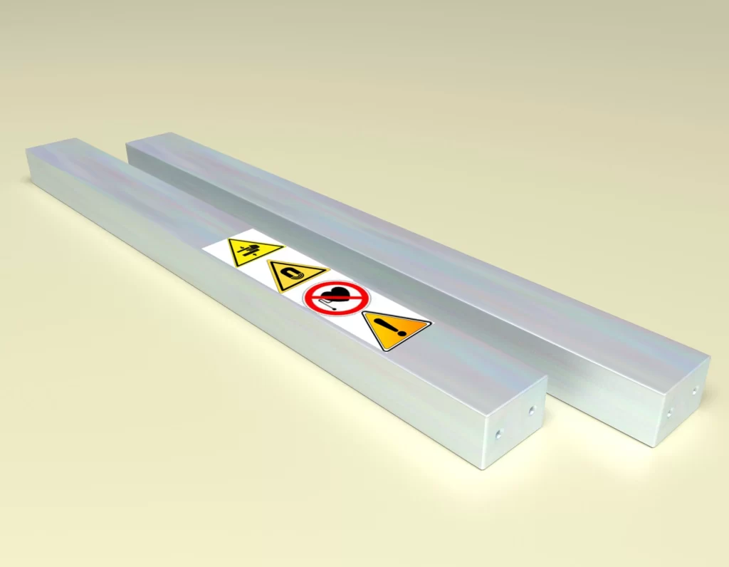 Magnetic beam for iron separation  MB (waterproof) 750x60x40 / N