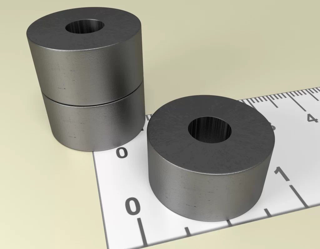 Magnete in Ferrite ad Anello D19 X d6,5 X 10 / F30