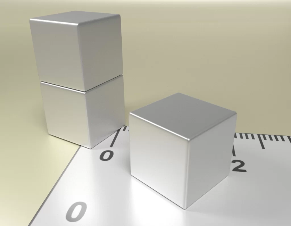 Neodym Quader Dauermagnet 10 x 10 x 10 / N42 - NdFeB