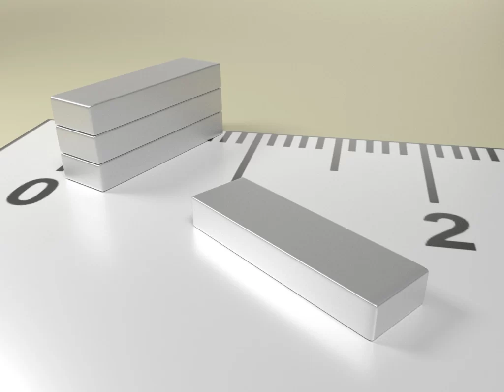 Neodymium Block Magnet 10 x 2,5 x 1 / N48H - NdFeB