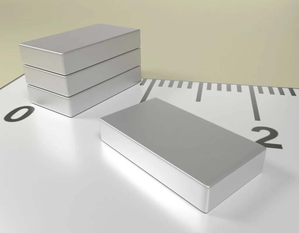 Neodymium Block Magnet 10 x 5,5 x 1,8 / N38SH - NdFeB