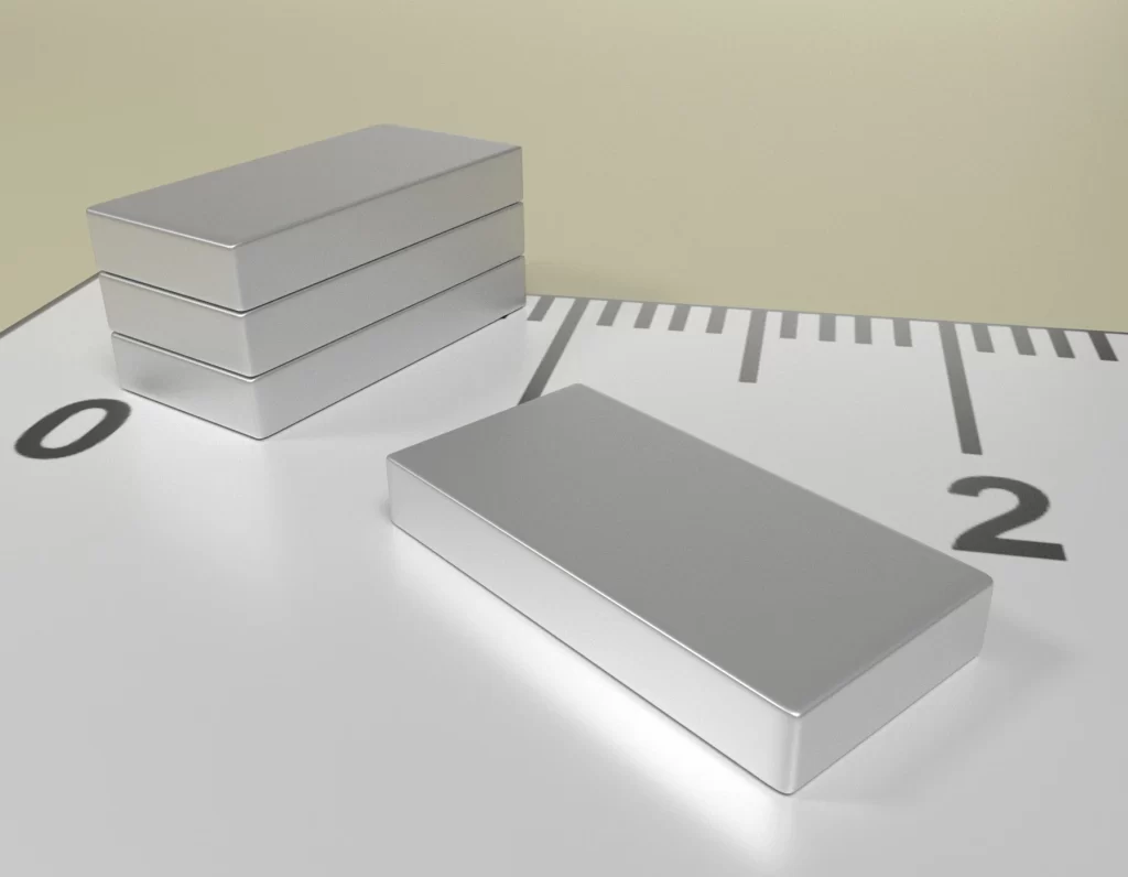 Neodymium Block Magnet 10 x 5 x 1,5 / N38 - NdFeB