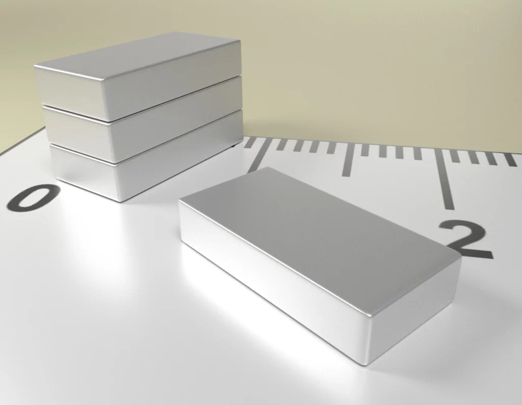 Neodymium Block Magnet 10 x 5 x 2 / N38 - NdFeB