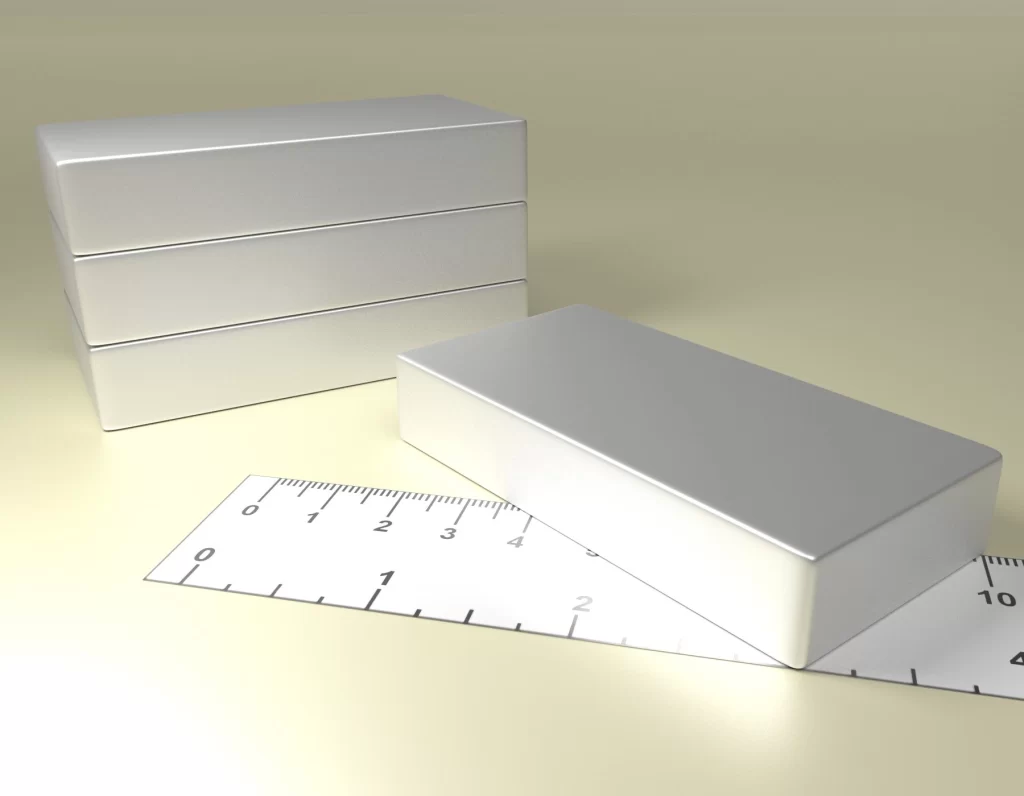 Neodymium Block Magnet 100 x 50 x 20 / N38 - NdFeB