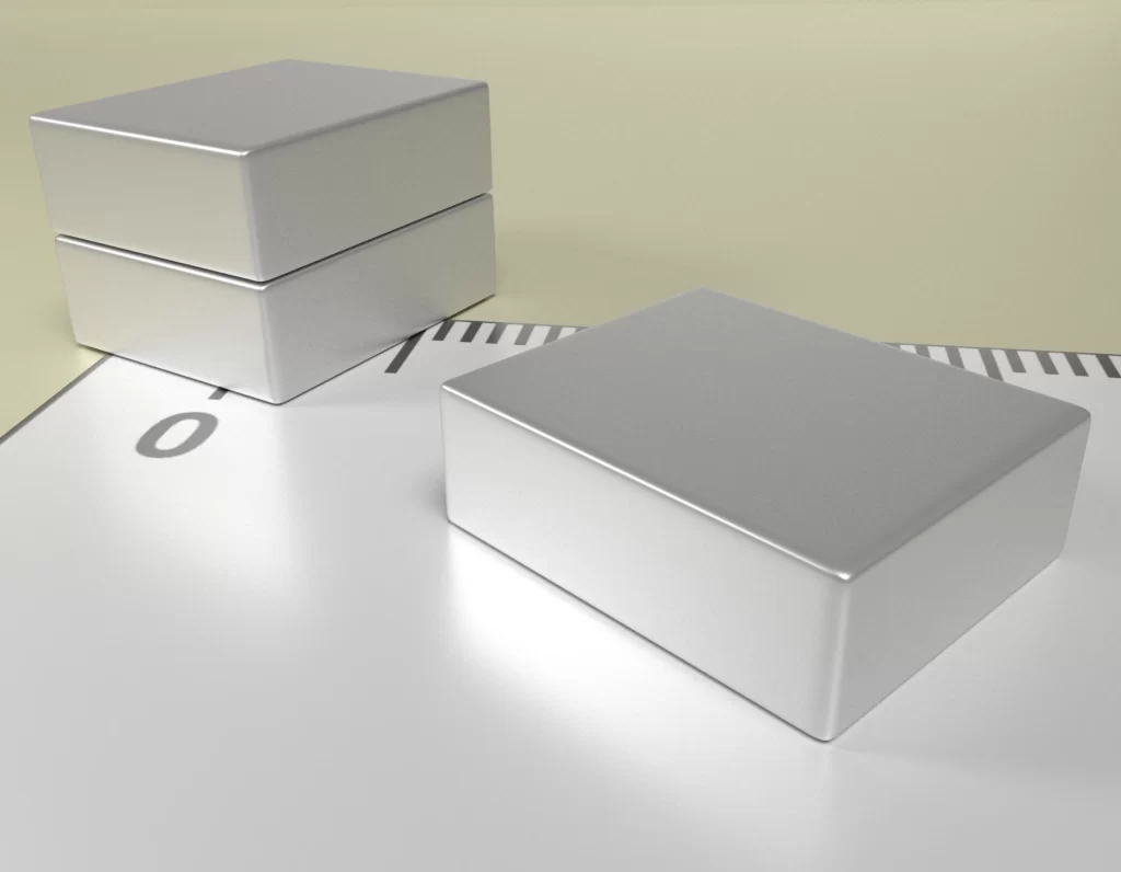 Neodym Quader Dauermagnet 12 x 10 x 4 / N38 - NdFeB