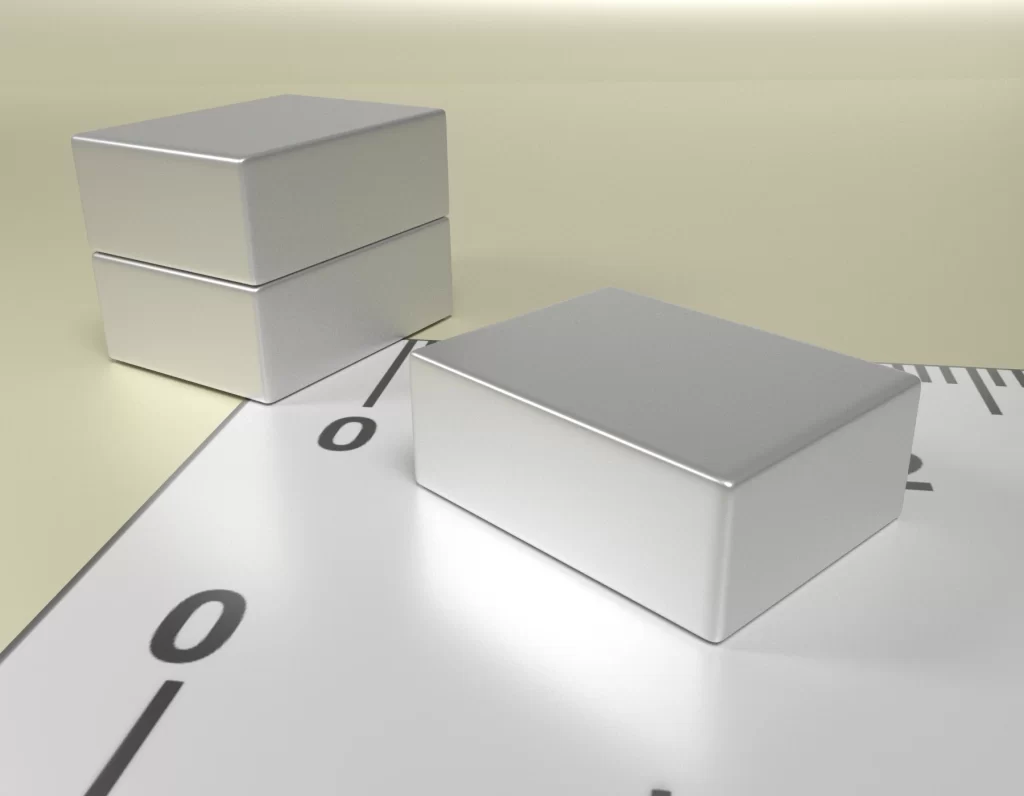 Neodym Quader Dauermagnet 13 x 10 x 5 / N38H - NdFeB