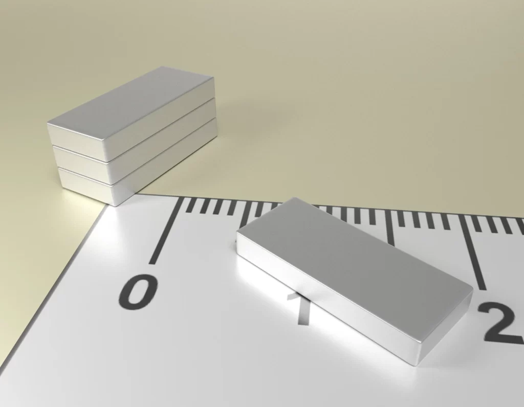 Neodymium Block Magnet 13 x 5,5 x 1,8 / N38SH - NdFeB