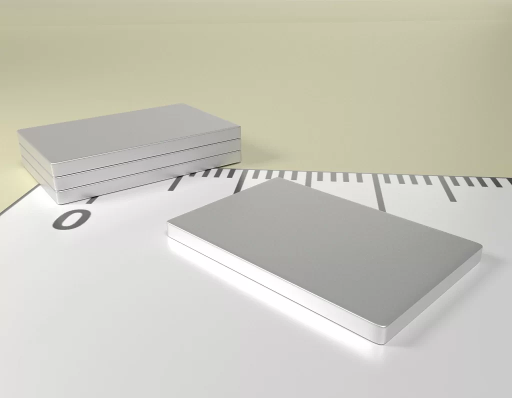 Neodymium Block Magnet 15 x 10 x 1 / N38 - NdFeB