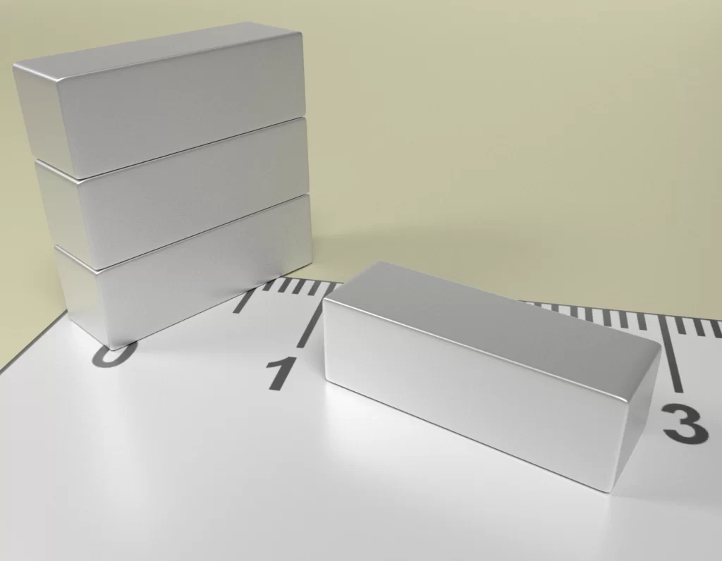 Neodym Quader Dauermagnet 15 x 5 x 5 / N38 - NdFeB