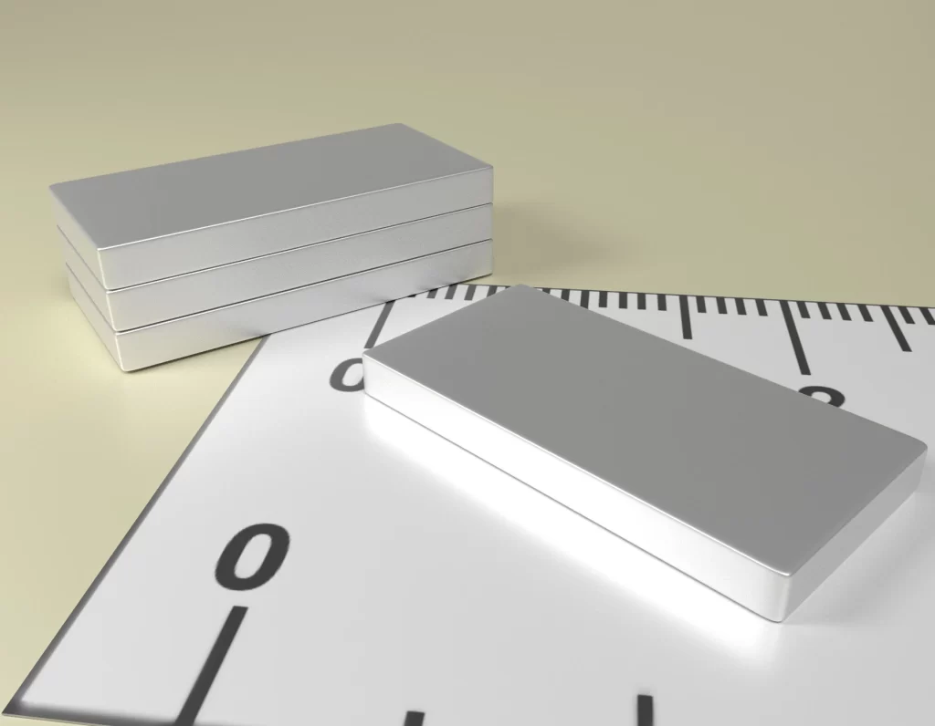 Neodym Quader Dauermagnet 20 x 10 x 2 / N38 - NdFeB