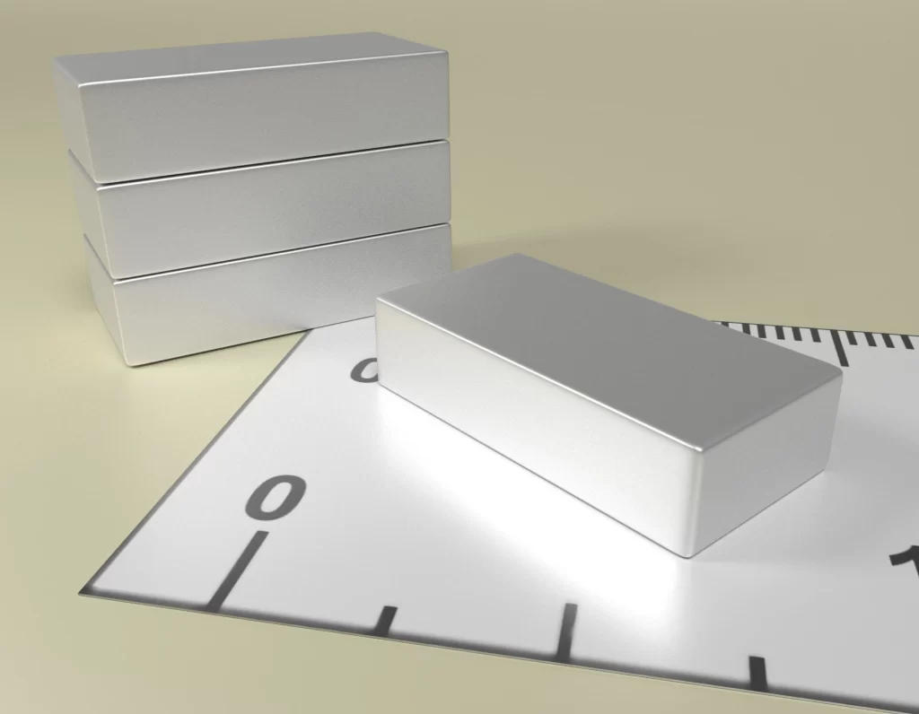 Neodym Quader Dauermagnet 20 x 10 x 5 / N38H - NdFeB