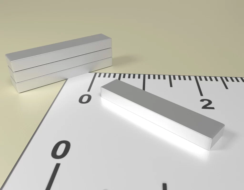 Neodym Quader Dauermagnet 20 x 5 x 1,8 / N38 - NdFeB