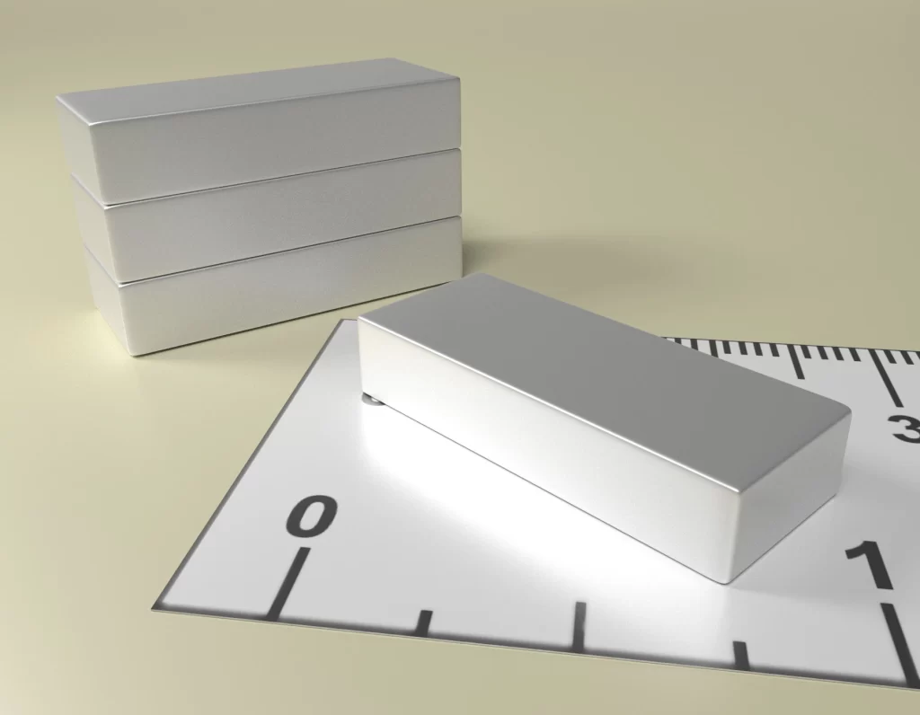 Neodym Quader Dauermagnet 25 x 10 x 5 / N38 - NdFeB